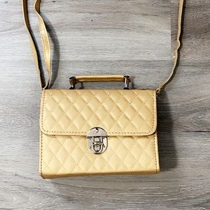 Gold mini purse